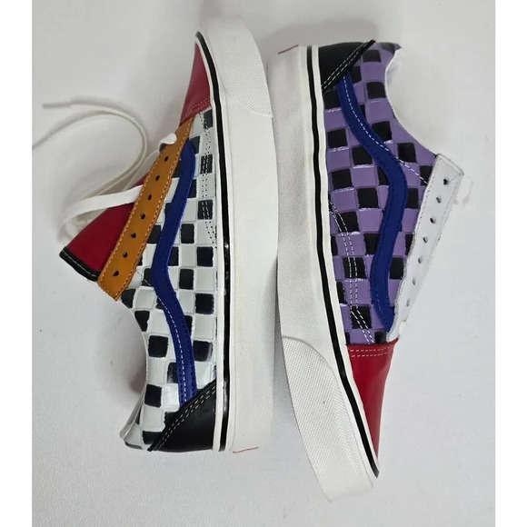 Vans Old Skool 36 DX Anaheim Factory Leather Checkerboard Shoes New Men’s 7.5 - Picture 7 of 10